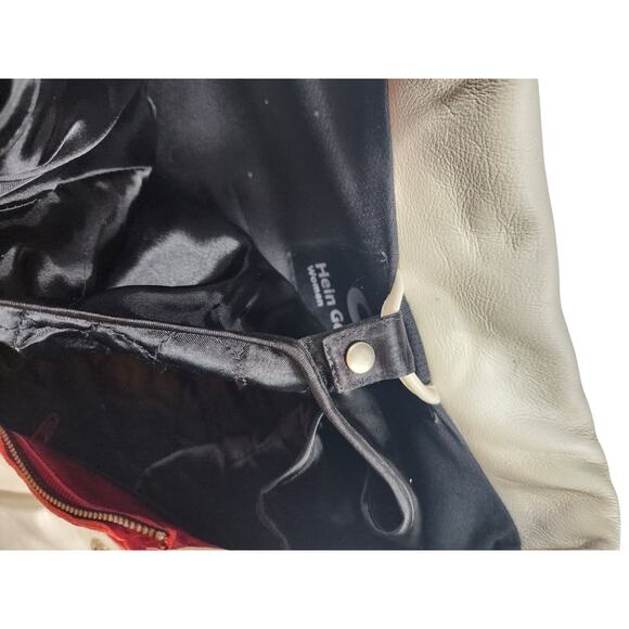 Hein Gericke Leather Motorcycle Jacket Size 14 Racing Quilted Lining Retro Biker - Picture 12 of 16